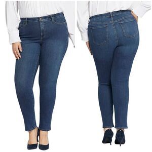 NYDJ Blue Sheri Slim Denim Jeans Size 20W